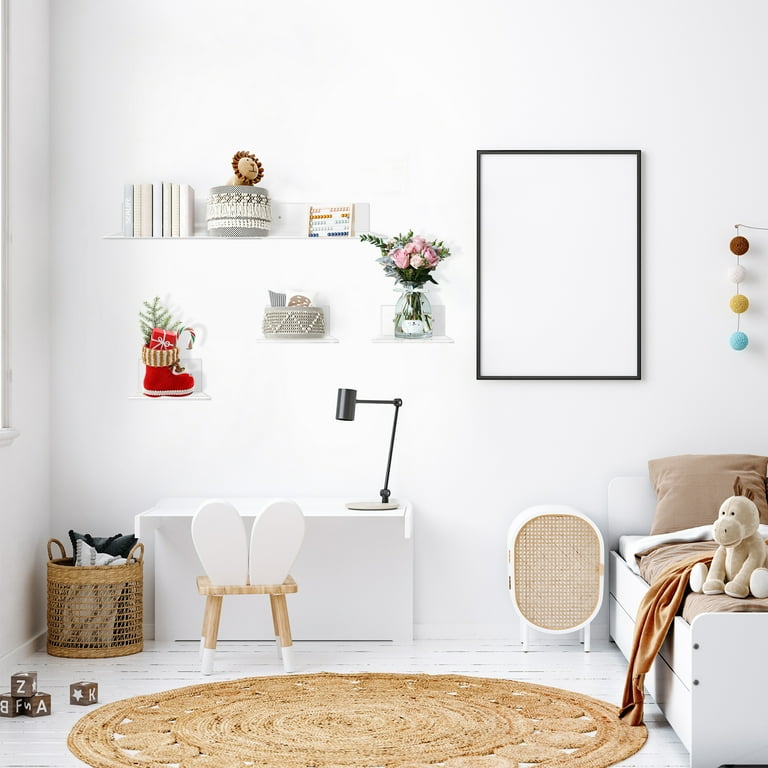Acrylic wall mounted display shelves deals