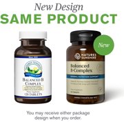 Nature's Sunshine Balanced B Complex, 120 Tablets | B Complex Vitamins to Support Digestion and Nervous System Health with Vegetarian Formula