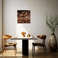 thumbnail image 4 of ZHONGYUTONG Coffee Canvas Wall Art Coffee Cup Bean Picture Kitchen Painting Dining Room Decor Artwork Framed (12.00" x 12.00"), 4 of 5