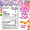thumbnail image 3 of Prenatal Vitamins for Women 1335mcg - Pregnancy Vitamins Gummies with Folic Acid, Vitamin A, C, D3, B12, B6 - Prenatal Multivitamin Gummy for for Fetal Support, Pregnant & Nursing Women - 120 Gummies, 3 of 10