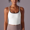 thumbnail image 2 of aidice Tank Tops with Built in Bra for Women Sleeveless Spaghetti Strap Strechy Top Yoga Workout Gym Tanks, 2 of 5