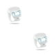 thumbnail image 1 of Toystoory Luz delantera para bicicleta, bicicleta de montaña, funciona con batería, 3 modos, ajustable, advertencia para exteriores, lámpara Blanco 2piezas Toystoory CBP000939, 1 of 6