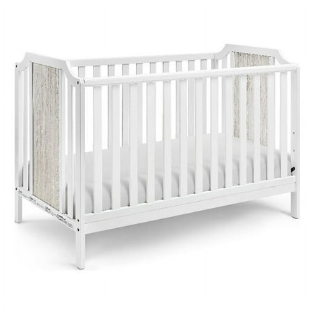 Suite Bebe Brees Island Crib, White & Graystone