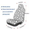thumbnail image 3 of Wukai Snake Full Set Car Seat Covers with Soft Padding Universal Auto Front Seats Protector and Cushion Mat, 3 of 5