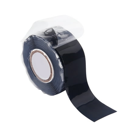 

LYUMO Akozon Silicone Rubber Self Fusing Tape Self-Adhesive Rubber Repair Tape Bonding Rescue Wire Hose Tape 25mmx 3 Meters Black