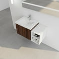 thumbnail image 6 of 36-Inch Bathroom Vanity with Sink, Soft-Close Doors, 24" & 12" Combination Cabinets, Space-Saving Design, Removable Shelves for Towels & Bottles (KD-Packing), 6 of 9