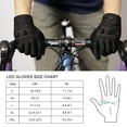 thumbnail image 6 of Savior Heat Rechargeable 4 LED Flashlight Cycling Gloves Full Finger Hands Free Led Flashlight for Running Walking Fishing Riding Night Cycling Repairing Bicycle Flashlight Gloves for Men Gifts, 6 of 8