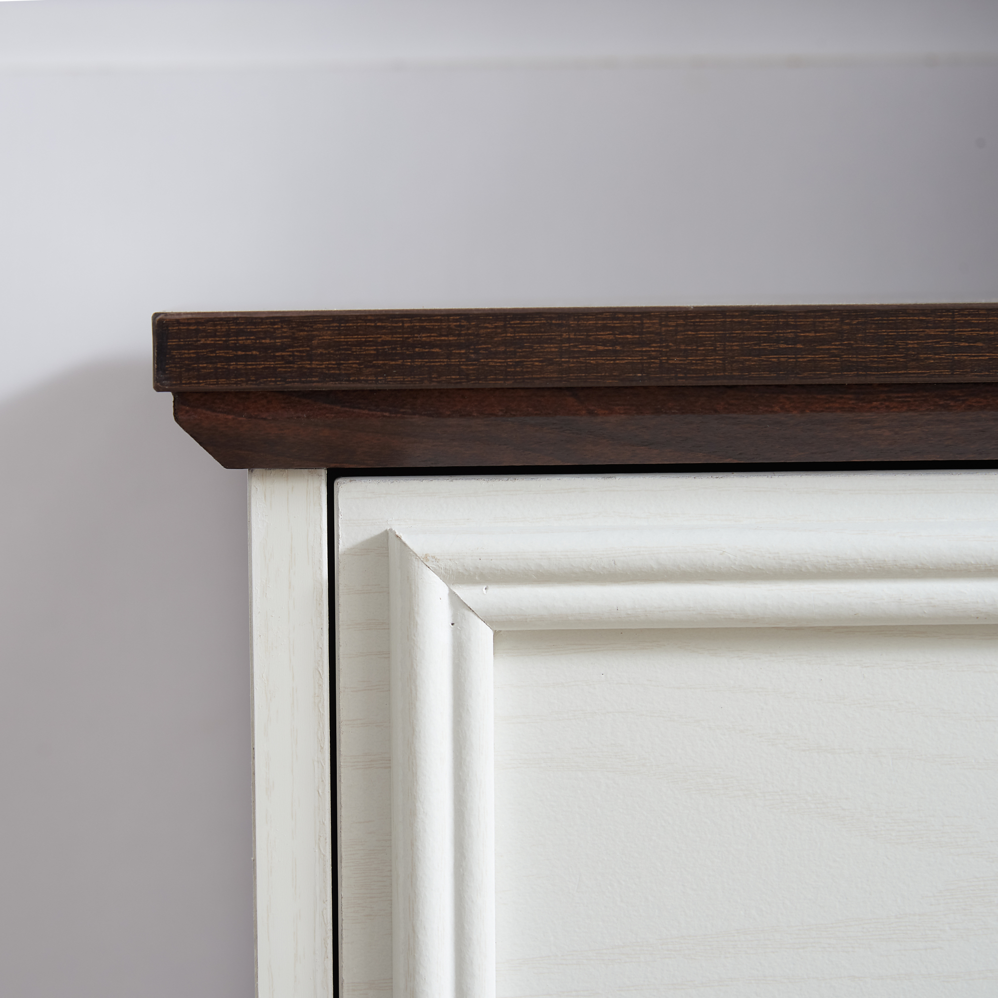 Leumius Modern Farmhouse 6 Drawer Dresser,Wooden Chest of Drawers with 6 Storage Drawers for Bedroom,White