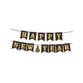 thumbnail image 4 of Pancarta de Feliz Año Nuevo, pancarta, fotografía, banderines de papel colgantes para el frente Estilo C, 4 of 9