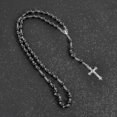 thumbnail image 5 of Catholic Imitation Pearl Beads Rosary Necklace Medal Cross Pendant Religious SXQ, 5 of 5