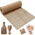 thumbnail image 1 of Brown Honeycomb Paper Packaging, 30 cm x 30 m Biodegradable Paper Bubble Wrap, Eco-Friendly Brown Packing Paper, 1 of 5