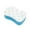 Blue, variant on Uklsqma Wave Bath Sponge for Adults, Dual-Sided Exfoliating & Soft Polyester, 16x8cm Blue, Rich Lather & Quick-Dry Design