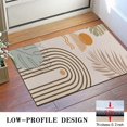 thumbnail image 3 of Brown Boho Geometric and Plant Pattern Door Rugs,Washable Non Slip Door Mats Indoor,Decorative Door Mats,Entry Mat Indoor for Entrance,Bedroom,Kitchen,Bathroom,16"x24", 3 of 6