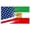 B, variant on Iran Flag Lion & Sun 3x5 FT, Large Old Iranian Flag & Persian Flag for Outdoor/Indoor, Double Sided Polyester US Friendship Flag