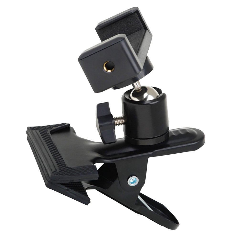 SOPOTUTU Guitar Phone Supporting Bracket Black for Live Streaming and Recording