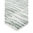 thumbnail image 5 of 5' X 8' Gray Green And Ivory Striped Distressed Stain Resistant Area Rug, 5 of 7