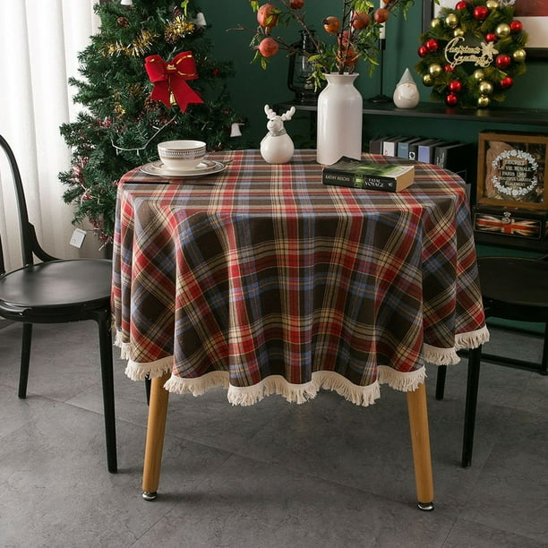 Goory Nappe de Table Lavable Couvre les Nappes Décoratives de Noël