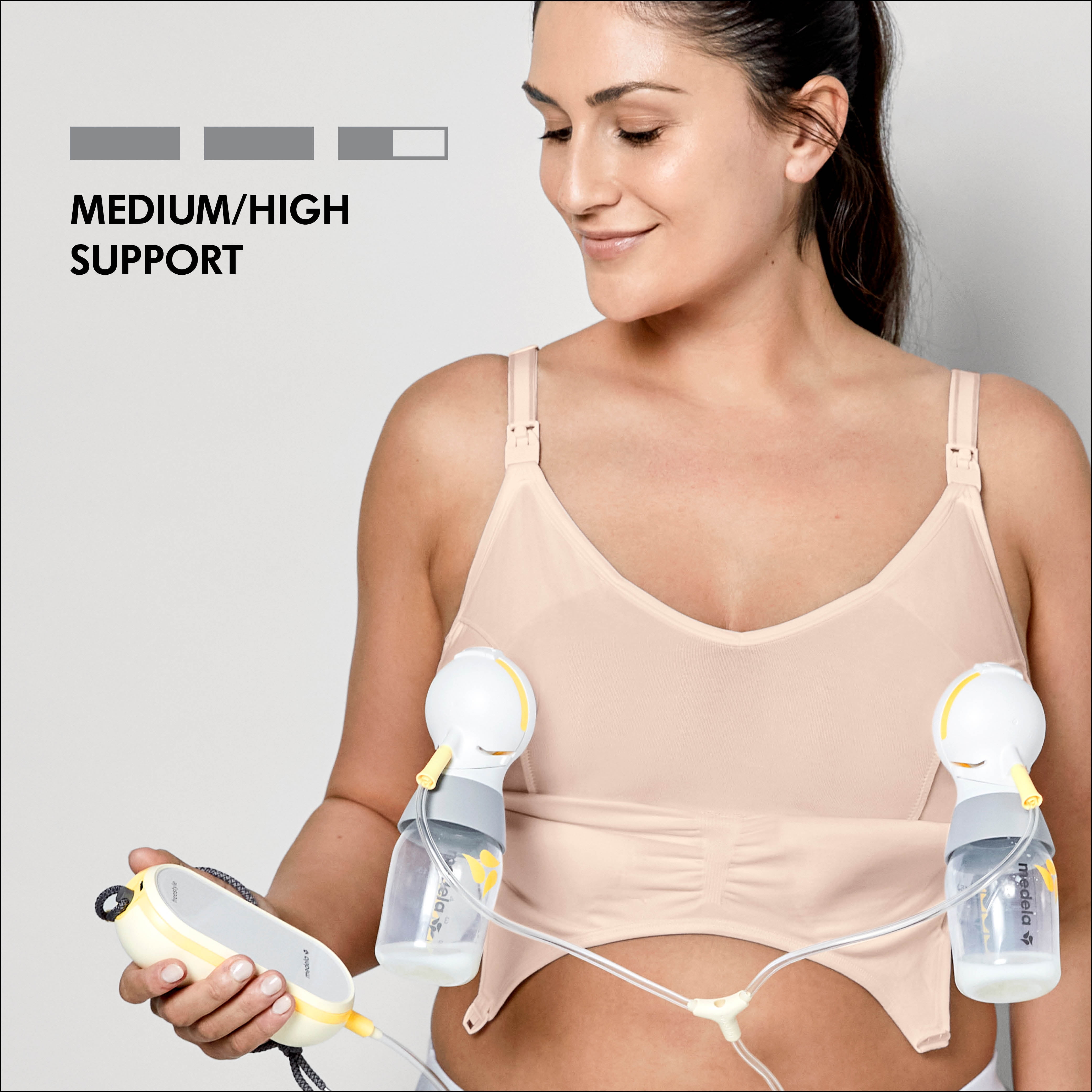 Medela 3 in 1 Pumping & Nursing Bra, Chai, Womens Small, 101043824