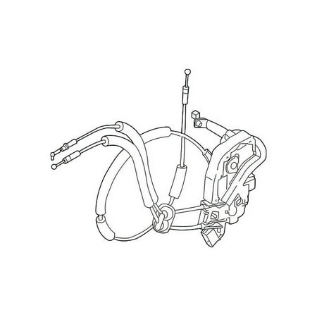 Genuine OE Nissan Lock Actuator - 80500-1LA0A