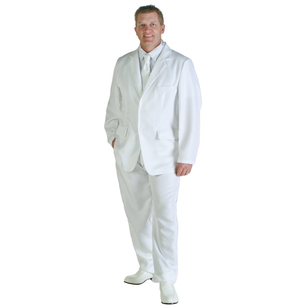 Men's White Suit Costume