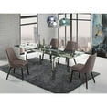 thumbnail image 2 of Casabianca Home Creek Dining Chair In Brown Linen Fabric, 2 of 2
