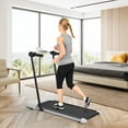 thumbnail image 4 of DUOSONG Treadmills For Home, Treadmill With Led For Walking & Running Grey Iron Fitness & Sports Fitness Treadmills, 4 of 6
