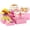 Pink-6P, variant on Metal Buffet Risers,6PCS Food Risers for Buffet Table 5in to 10in Display Stand for Wedding Catering Dessert Grayish White Cube Boxes Nesting Risers with Hollow Bottoms