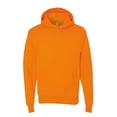 thumbnail image 5 of Hanes - High Visibility Ecosmart Hooded Sweatshirt - P170 | Safety Workwear Pack-3 Adult Fleece Sweater With Pouch Pocket, 7.8 oz Size S, 5 of 5