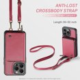 thumbnail image 2 of For Iphone 15 Pro Max Jeehood C22 Series Zipper Wallet Leather Phone Case With,iPhone 16 Pro, 2 of 6
