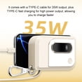 thumbnail image 2 of Yingyy Portable Power Bank Lanyard | USB Charging Power Bank: | External Fireproof Shell | 35W Fast Charging 10, 2 of 6