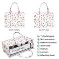 thumbnail image 2 of Large Capacity Tote Bag,Green Dress Princess Castle Pattern Handbag Fashion Luxury Tote Bag,15.7"x13"x 5.1" Inches,Laptop Compatible, 2 of 6