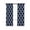 Navy Blue, variant on Teal White Grey Ombre Morocco Pattern Blackout Curtains 63 Inches Long for Bedroom,Modern Moroccan Geometric Thermal Insulated Room Darkening Black Out Window Curtain Grommet Living Room Curtains