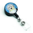 thumbnail image 1 of Caroline's Treasures Blue Old English Sheepdog Retractable Badge Reel, Blue, 1 of 2