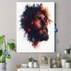 thumbnail image 4 of Qisvanset 12x16 Inch 2D Flat Framed Canvas Art, God Names Bible Verse Church Dorm Religious Home Wall Art Poster, 4 of 5