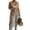 Beige, variant on Mesh Coat Button Down Women Puff Long Sleeve Casual Mesh Sheer Long for Jacket Coat