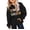 Black, variant on Ruyang Kids Pullover Hoodie Cute Letter Graphic Preppy Sweatshirts with Pockets Girls Oversized Long Sleeve Hooded Clothes
