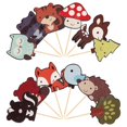 thumbnail image 3 of Creative 36Pcs Forest Animal Shape Cake Toppers Suitable For DIY Cake Decorations Featuring Lovely Elegant Display, 3 of 3
