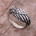 thumbnail image 4 of NOVICA Sterling silver cocktail ring, 'Perky Night Owl', 4 of 7