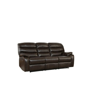 Top Grain Leather Power Reclining Sofa In Brown Com Top Grain Leather Power Reclining Sofa, Holstead Top Grain Leather Power Reclining Sofa
