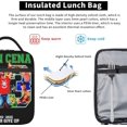 thumbnail image 4 of John Cena Lunch Bag Portable Insulated Lunch Box Large Capacity Tote Bag Zipper Net Pocket 10 L X 4 W X 8 H inches, 4 of 7
