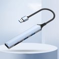 thumbnail image 1 of 4 en 1/5 en 1 USB C HUB USB3.0/USB2.0 Adaptador divisor múltiple Accesorios para computadora portátil, 1 of 6