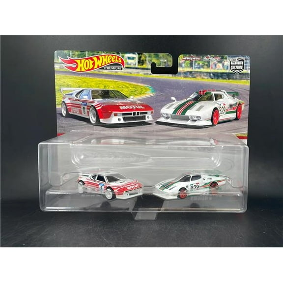 HOT WHEELS Premium BMW M1 PROCAR  LANCIA STRATOS GROUP 5 - 2 Pack