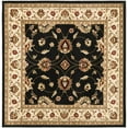 thumbnail image 6 of SAFAVIEH Lyndhurst Miah Floral Border Area Rug, Black/Ivory, 3'3" x 5'3", 6 of 6