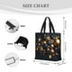 thumbnail image 3 of Easygdp Elegant Golden Blue Ornaments Bolsa Tote para Mujer, Bolso de Hombro para Trabajo, Playa, Viajes, Compras y Supermercado, 3 of 7