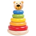 thumbnail image 1 of TOOKYLAND Wooden Wobble Stacker - Stacking Tower Toy, Ages 12m+, 1 of 9