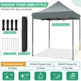 thumbnail image 5 of COBIZI Canopy Tent 6.6’x6.6’ Folding Outdoor Pop Up Heavy Duty Canopy for Beach Camping-Gray, 5 of 14