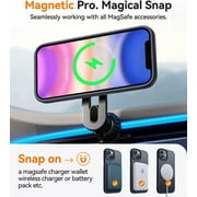 Entronix Phone Case Compatible with Magsafe for Apple iPhone 11 Magnetic Case, Heavy Duty Slim Dual Layer Shockproof Magnetic Case for Apple iPhone 11, Black