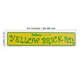thumbnail image 3 of Funny Metal Follow The Yellow Brick Road Street Sign Movie Wizard of Oz Wall Art Home Theater Room Decor, 3 of 4