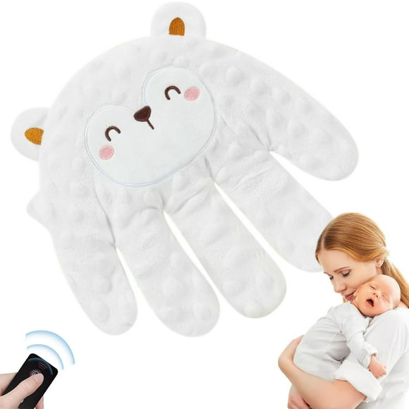 Electrics Baby Patting Sleep Soother Remote Control Adorable Soothing Device Soft Soothing Hand Pillow Toy Gentle Palm Designs Sleeps Aid For Naps And Nighttime