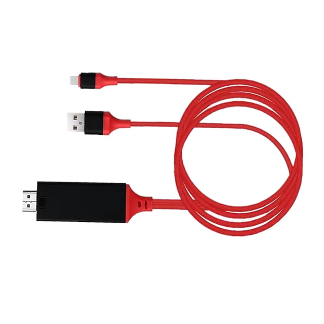 Cable adaptador tipo C Bling Bling Cable de interfaz multimedia cable de carga
